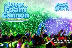 Foam Party Large Foam Cannon With UV/Glow Foam